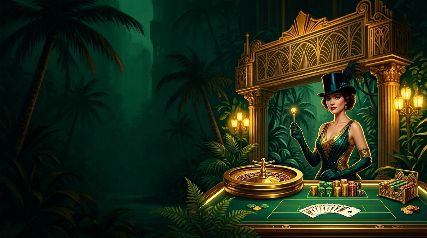 Winner Island live casino studio met echte dealers